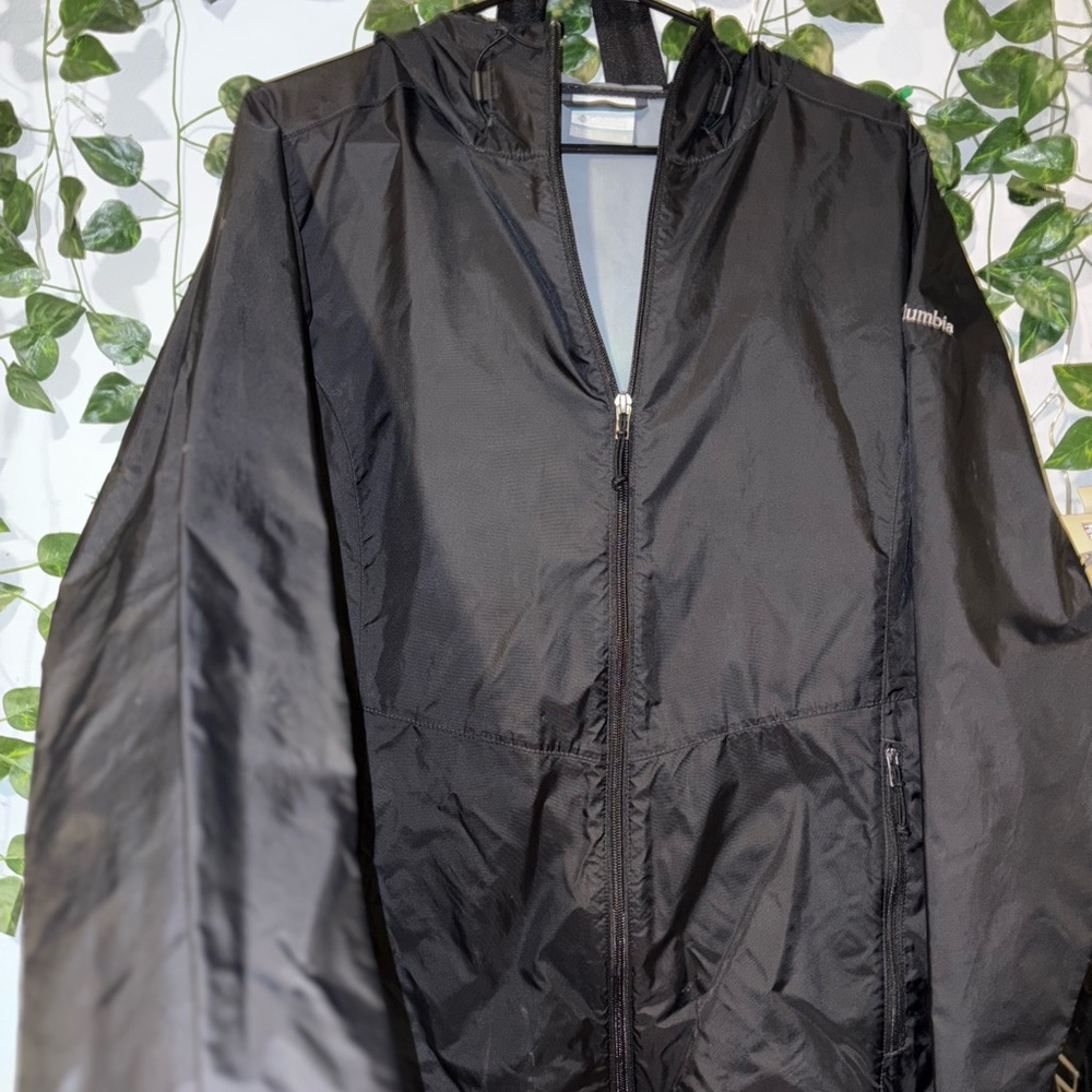 Columbia Black Windbreaker Jacket